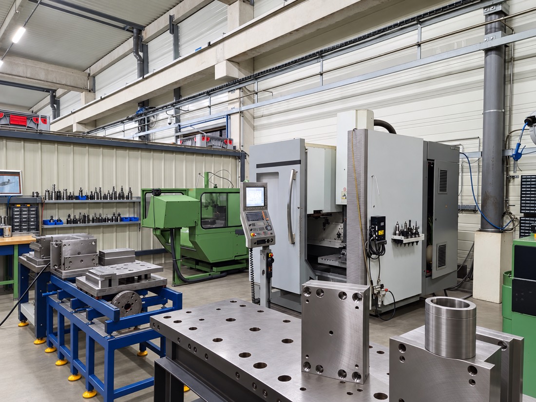 Werkplaats voor precisiemechanica van Plastilys
